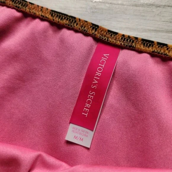 Victoria Secret Women’s Colorful Animal Print Bikini Swim Bottom SZ Medium - Picture 5 of 5